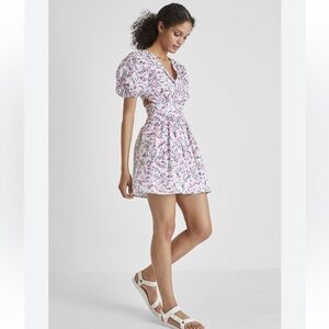 French Connection Multicolor Floral cut out Dress